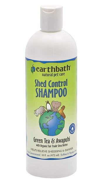 Earthbath Shed Control Green Tea Shampoo