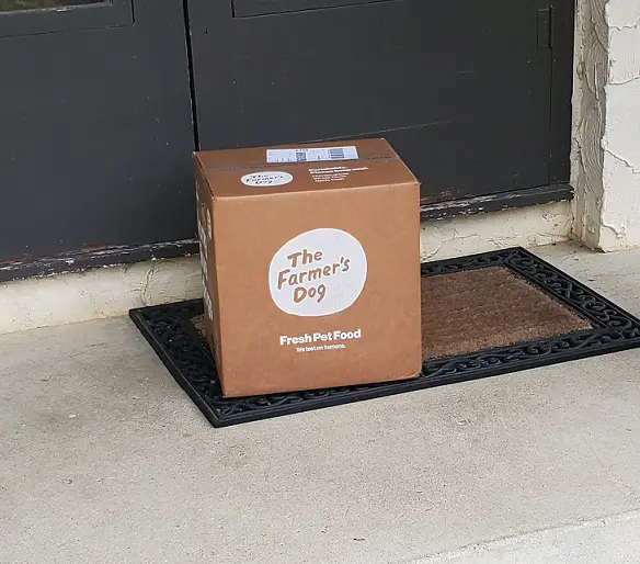 Farmer's Dog Food Box By Your Door